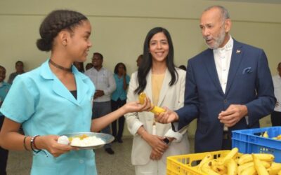 Más de 2.7 millones de guineos serán distribuidos en escuelas públicas del país